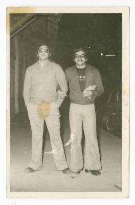 Two friends in Nablus city