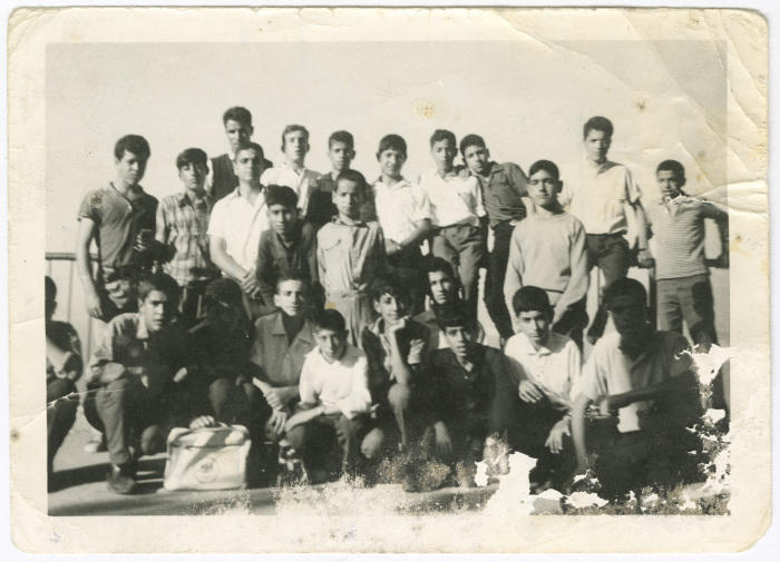 Students on a school trip