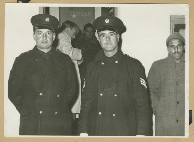 Police at the Mandelbaum Gate