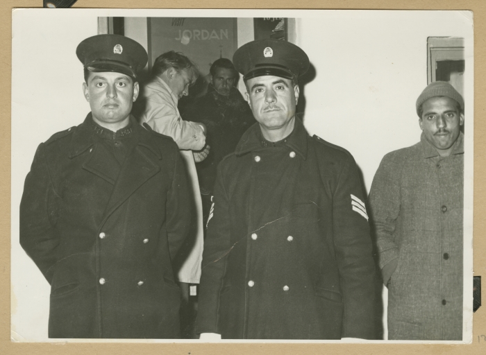Police at the Mandelbaum Gate