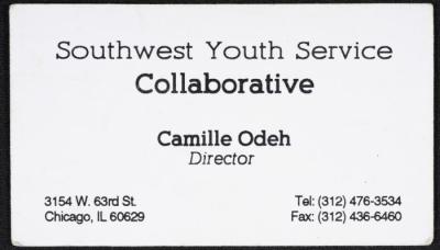 A Business Card for Camille Odeh
