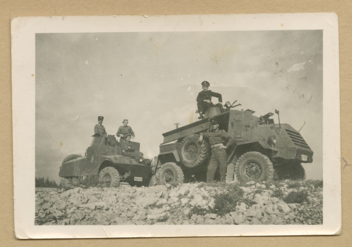 British army soldiers on a military mission