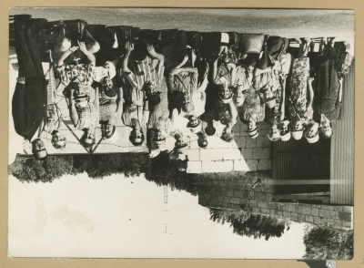 A Photograph of Tourists near the Mandelbaum Gate, 1955-67

