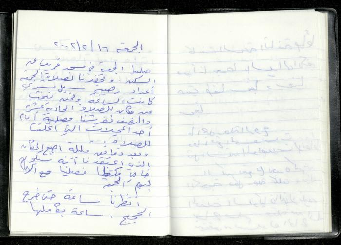 
Omar Amira's Diaries, 16 February 2002

