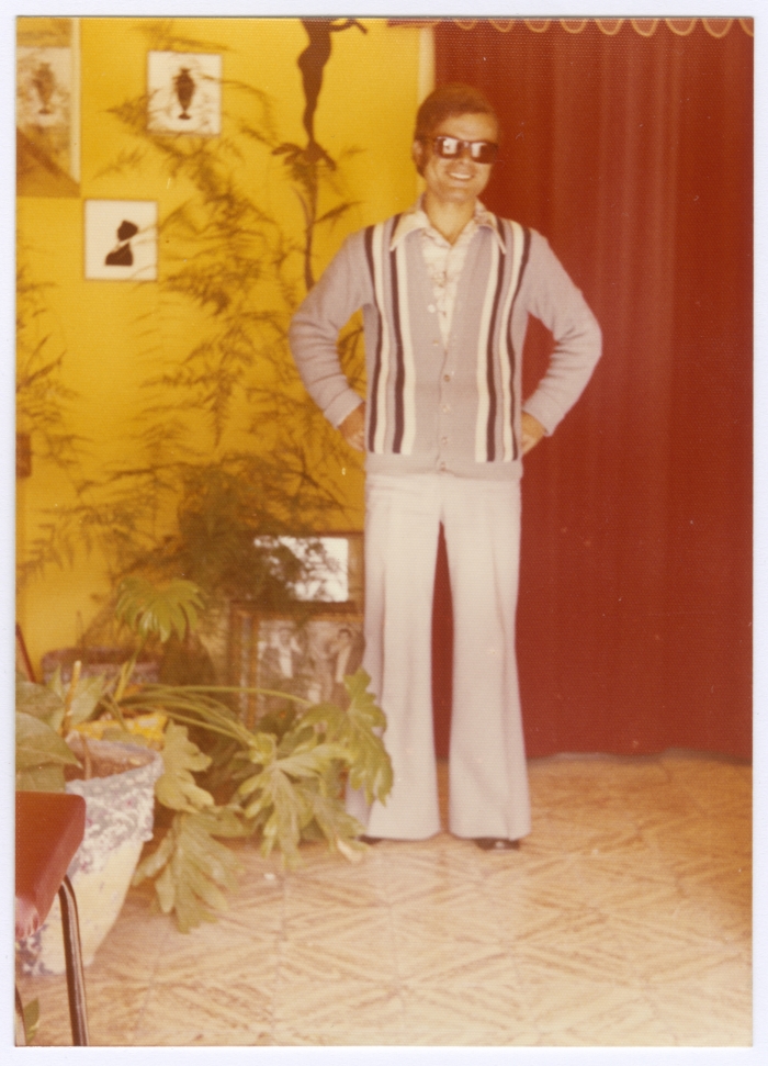 A man from the Dagher Family at Studio Havana in Ramallah