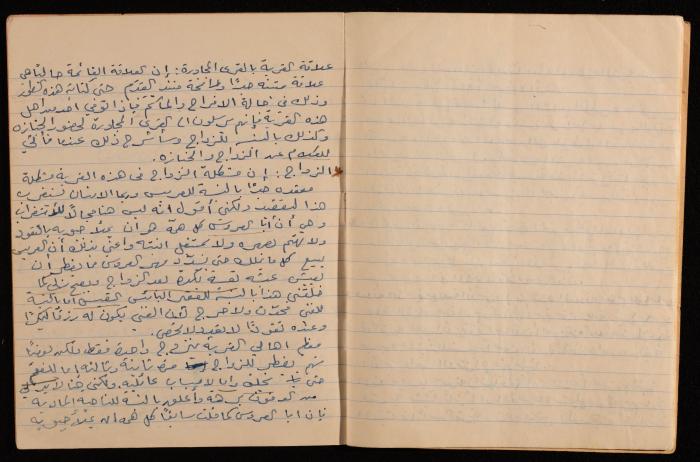 A Report on the Town of Dayr Dibwan, Muhammad Hammoudeh, the Late 1950s and Early 1960s 