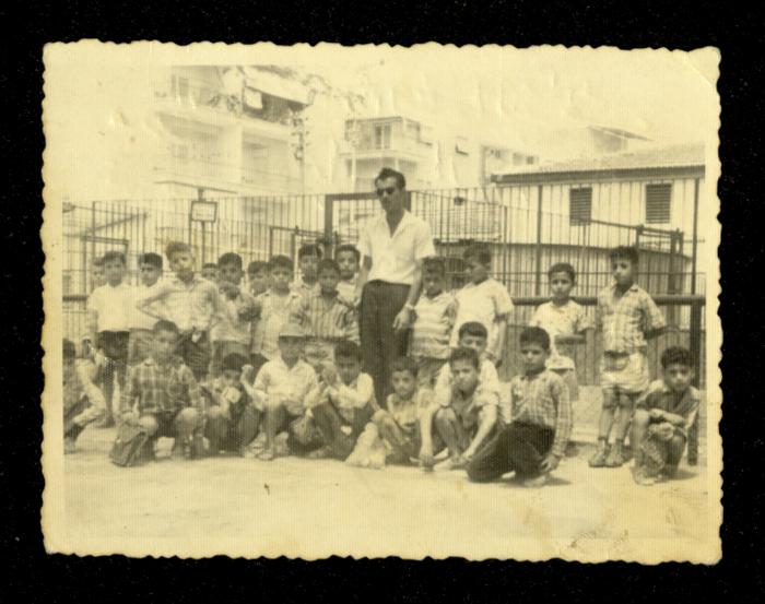 Mahmoud as-Safa in Elementary School, 1961