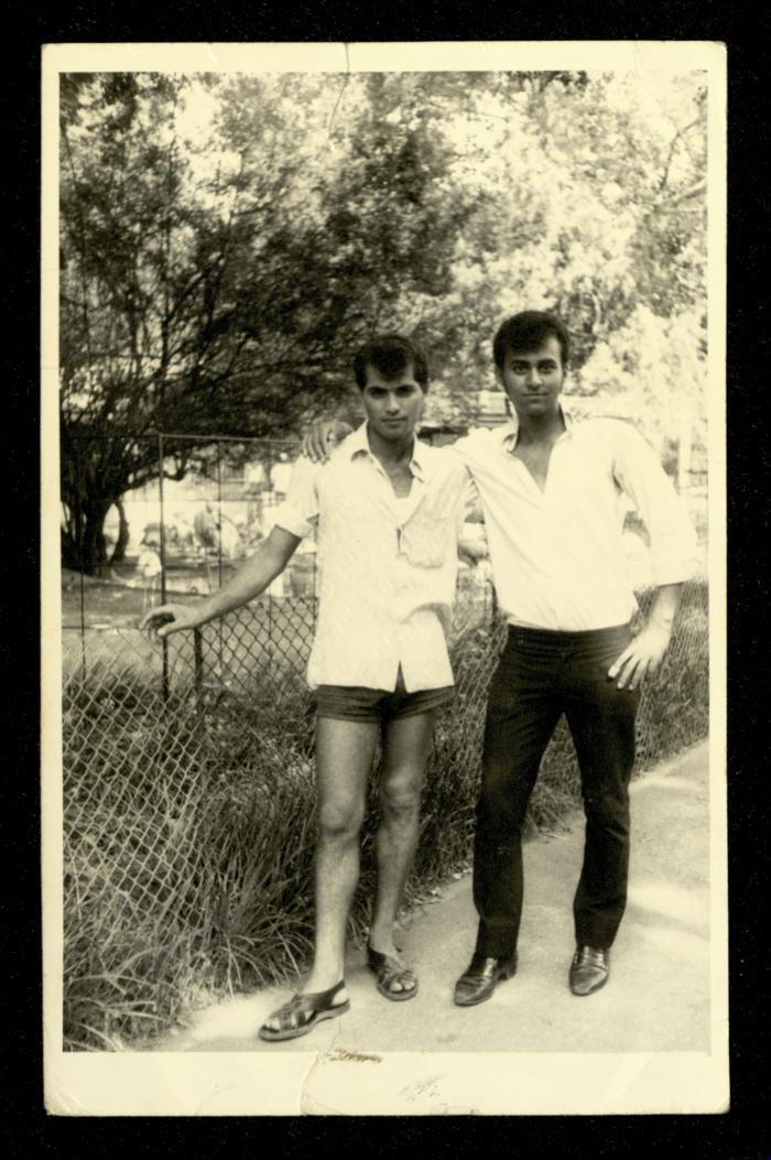 Mahmoud as-Safa with Mamoud Masarweh, 1971