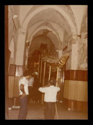 Mahmoud as-Safa at the Alexandria National Museum, 1981