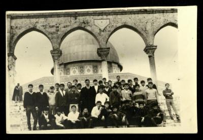 Mahmoud as-Safa with Classmates, Jerusalem, 1968