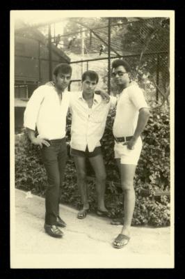 Mahmoud as-Safa with Friends, 1971