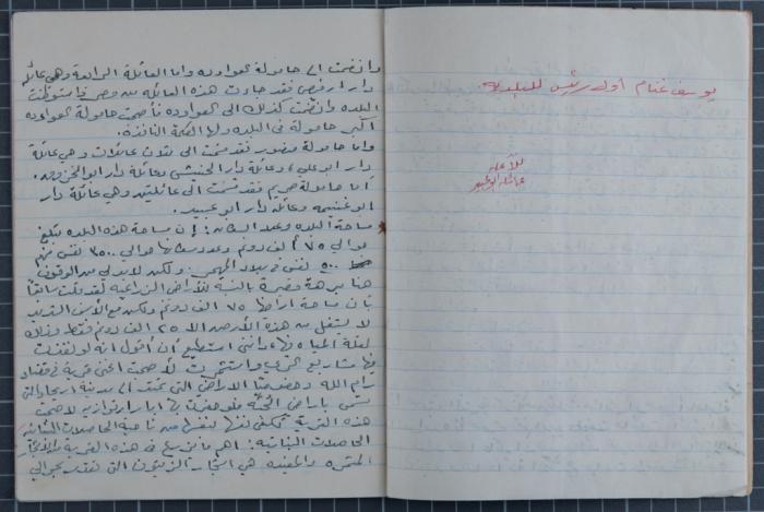 A Report on the Town of Dayr Dibwan, Muhammad Hammoudeh, the Late 1950s and Early 1960s 