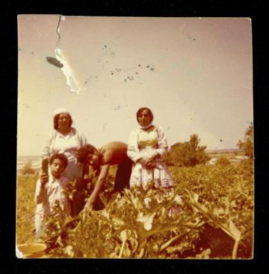 Mahmoud and Sami as-Safa with their Mother and Aunt Fahemeh, the 1960s