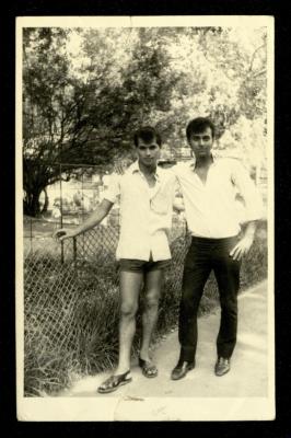 Mahmoud as-Safa with Mamoud Masarweh, 1971