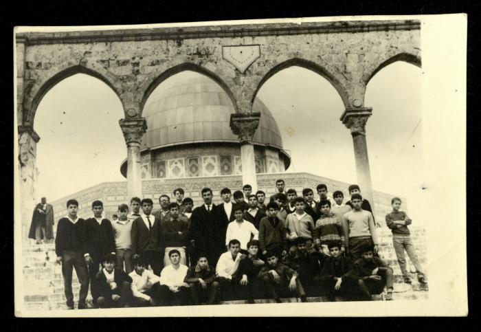 Mahmoud as-Safa with Classmates, Jerusalem, 1968