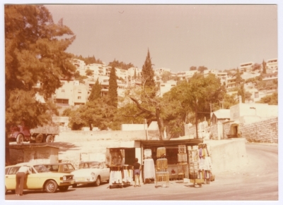 A photograph of a street in Nazareth