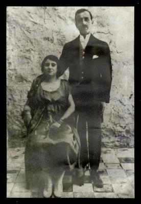 Fouad Abdel-Hadi and his Wife Zahr Kurdeyeh, the 1930s