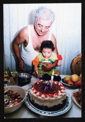 Hisham Halwani and His Son Mohammad, Jerusalem, 1993 