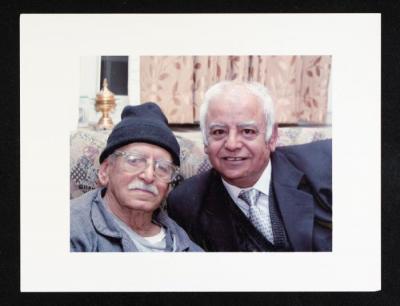 Hisham Halawani and His Father, Jerusalem, the 1990s 
