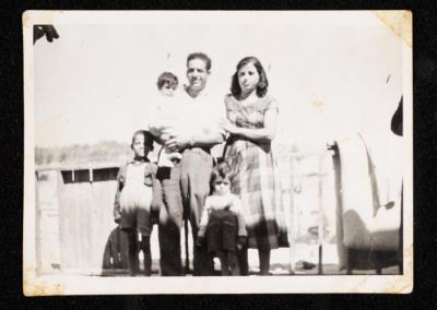 Helmi Halwani and His Family, Kuwait, 1954