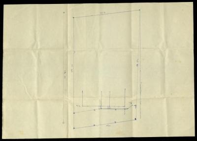 Architectural Plan, Jerusalem, the Late 1950s