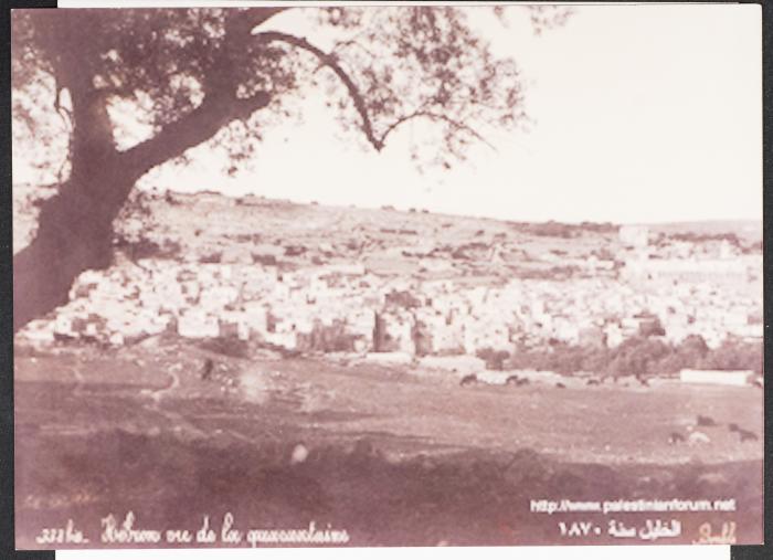 Hebron Landscape, 1870 