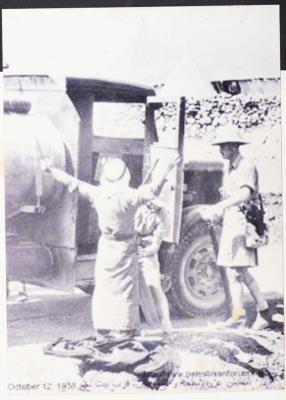 The British Army Inspecting Palestinians, 12 October 1933