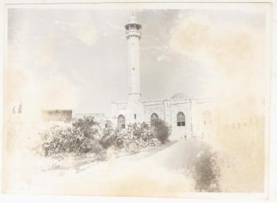 Omar Ibn al-Khattab Mosque in Tulkarm, the 1950s 