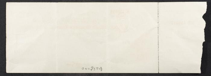 Cheque from Barclays Bank - Nablus Branch, 1919