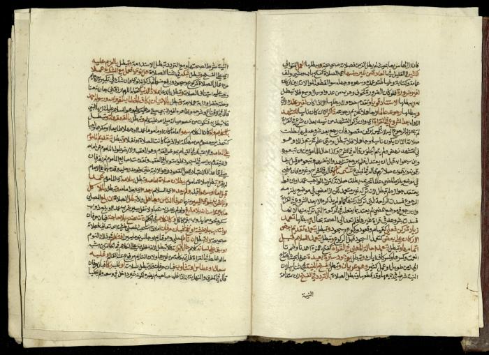 كتاب في شرح وتوضيح أحكام الصلاة والوضوء وفقًا لأحكام الشريعة الاسلامية، القرن التاسع عشر 