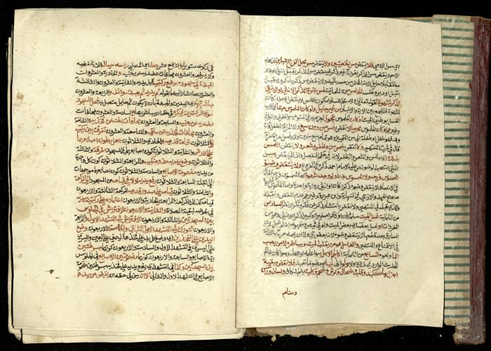 كتاب في شرح وتوضيح أحكام الصلاة والوضوء وفقًا لأحكام الشريعة الاسلامية، القرن التاسع عشر 