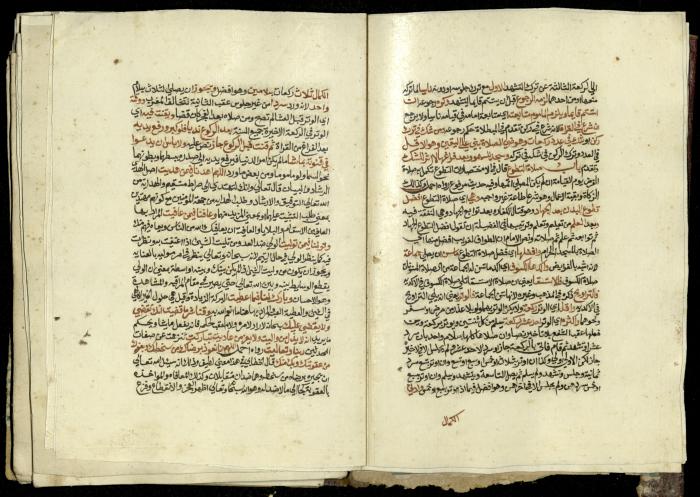 كتاب في شرح وتوضيح أحكام الصلاة والوضوء وفقًا لأحكام الشريعة الاسلامية، القرن التاسع عشر 
