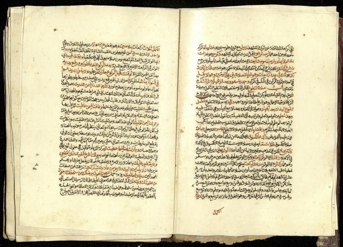 كتاب في شرح وتوضيح أحكام الصلاة والوضوء وفقًا لأحكام الشريعة الاسلامية، القرن التاسع عشر 