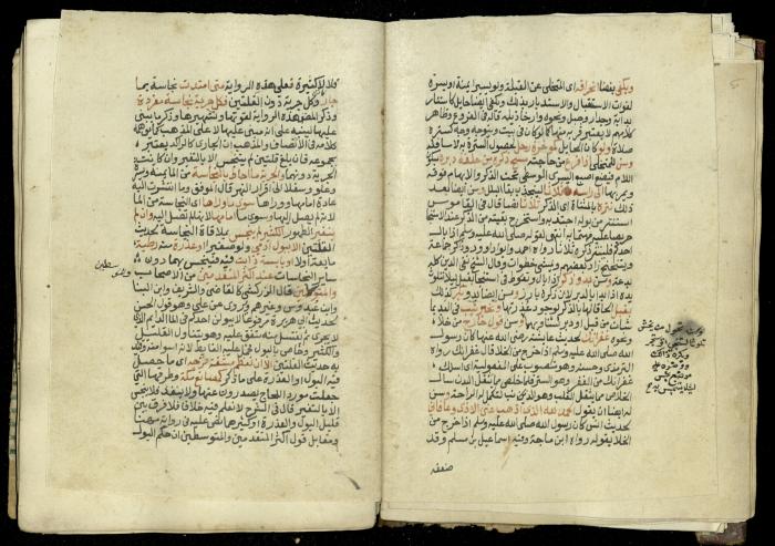 كتاب في شرح وتوضيح أحكام الصلاة والوضوء وفقًا لأحكام الشريعة الاسلامية، القرن التاسع عشر 