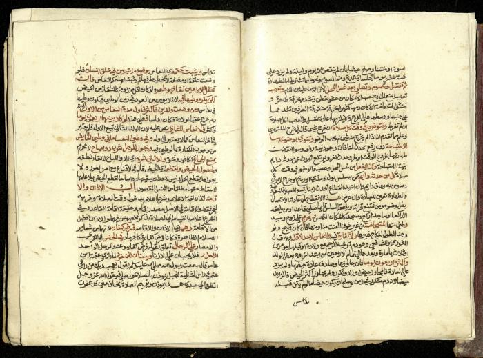 كتاب في شرح وتوضيح أحكام الصلاة والوضوء وفقًا لأحكام الشريعة الاسلامية، القرن التاسع عشر 