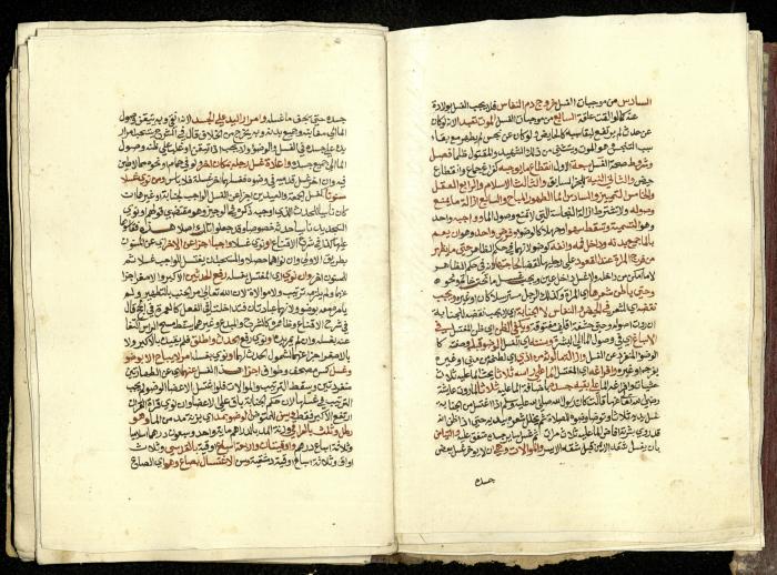 كتاب في شرح وتوضيح أحكام الصلاة والوضوء وفقًا لأحكام الشريعة الاسلامية، القرن التاسع عشر 