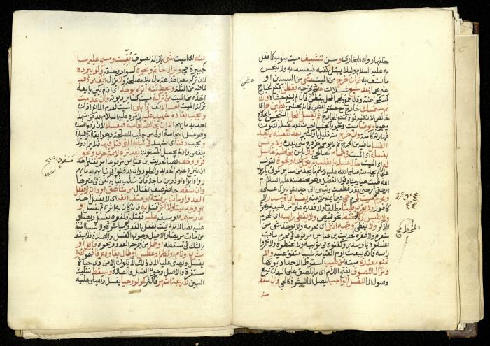 كتاب في شرح وتوضيح أحكام الصلاة والوضوء وفقًا لأحكام الشريعة الاسلامية، القرن التاسع عشر 