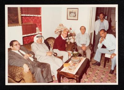Anwar Nusseibeh with Friends, 1984