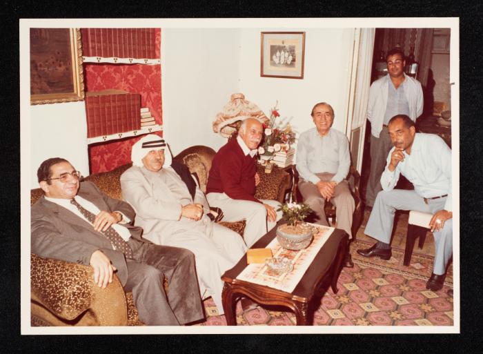 أنور نسيبة مع أصدقائه، 1984