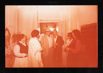 Anwar Nusseibeh with His Wife, His Sister Samah and their Friends, 1984