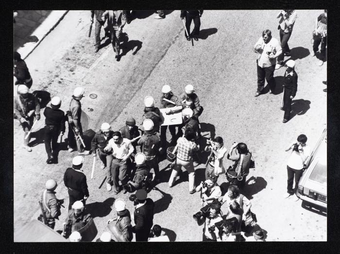 Occupation Forces Attempt to Take Over the Jerusalem District Electricity Company, the 1980s 