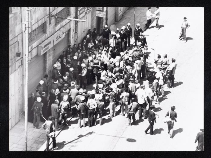 Occupation Forces Attempt to Take Over the Jerusalem District Electricity Company, the 1980s 