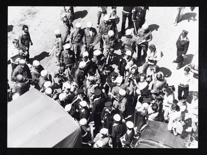 Occupation Forces Attempt to Take Over the Jerusalem District Electricity Company, the 1980s 