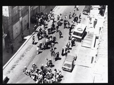 Occupation Forces Attempt to Take Over the Jerusalem District Electricity Company, the 1980s 