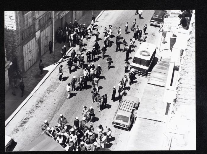 Occupation Forces Attempt to Take Over the Jerusalem District Electricity Company, the 1980s 