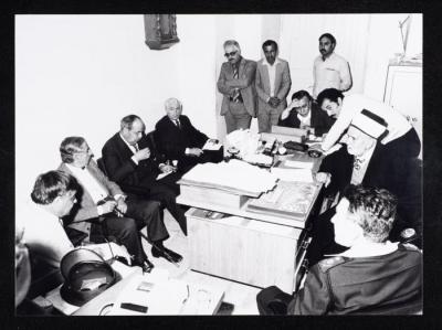 Board of Directors Meeting, the Jerusalem District Electricity Company, the 1980s