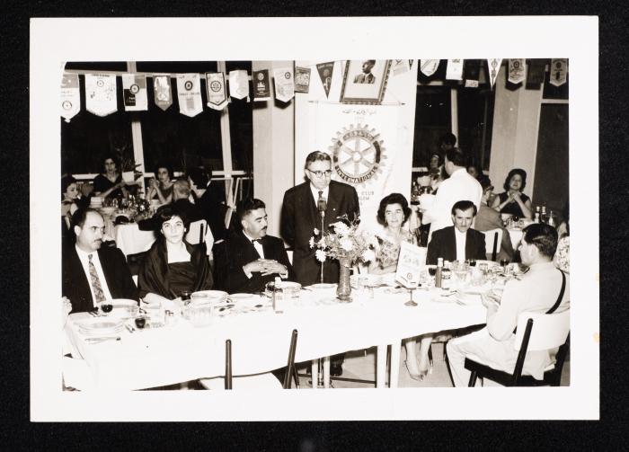 Anwar Nusseibeh at a Meeting with The Rotary Club, 1961