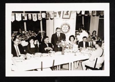 Anwar Nusseibeh at a Meeting with The Rotary Club, 1961