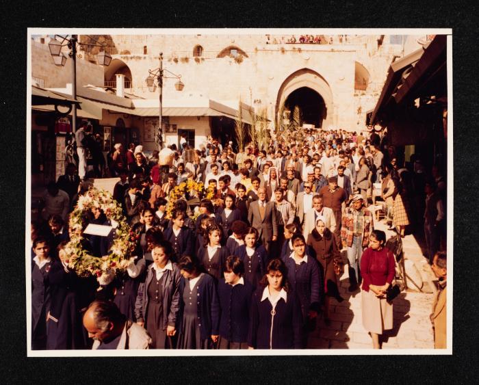 Anwar Nusseibhe's Funeral, Jerusalem, 1986