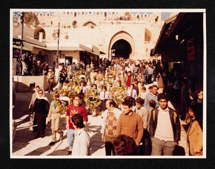 Anwar Nusseibeh's Funeral, Jerusalem, 1986 